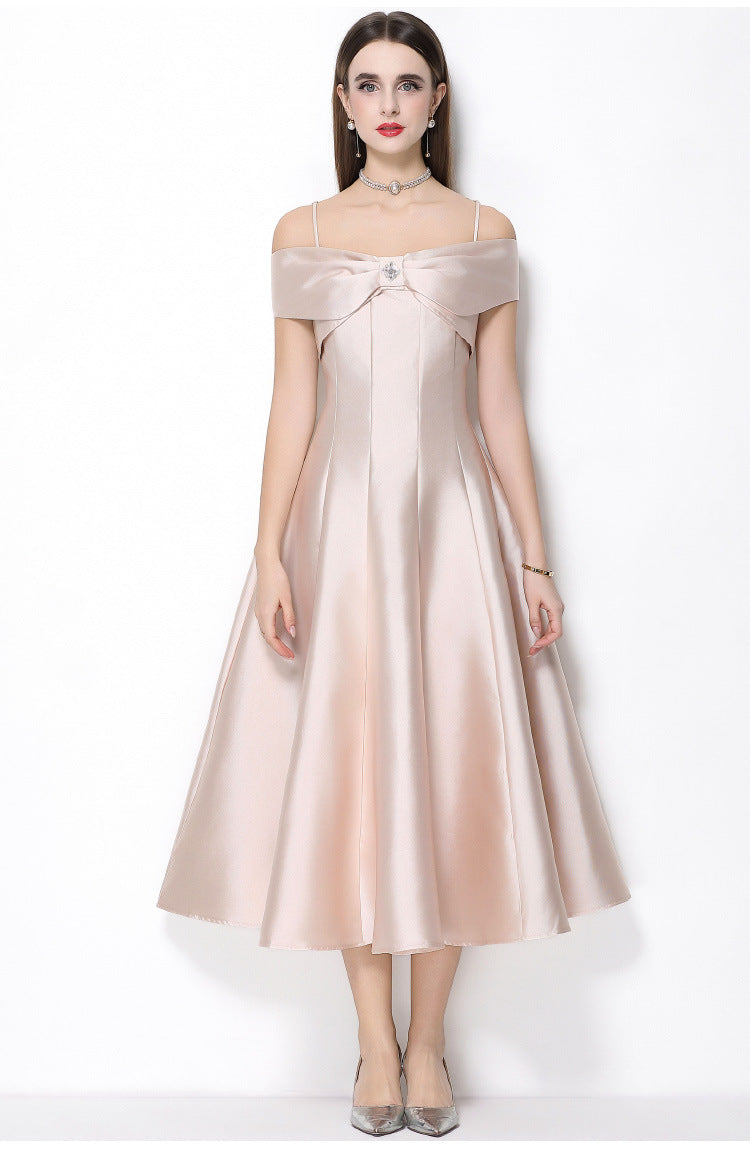 Seralya Bow Strap Maxi Dress