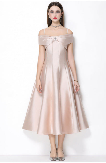 Seralya Bow Strap Maxi Dress