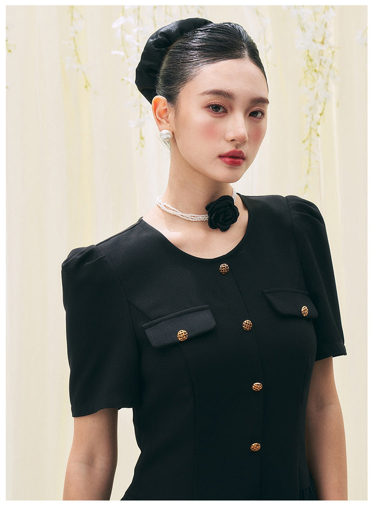 Colette Puff Sleeve Mini Dress