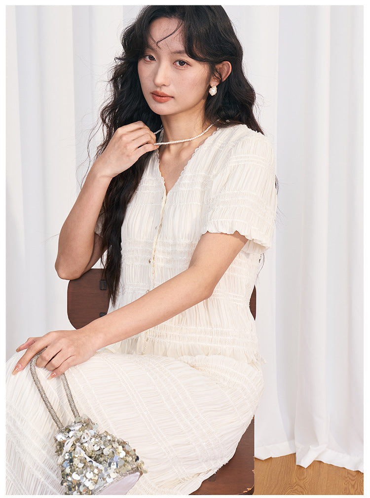 Lumière Ruffle Two-Piece Skirt Set