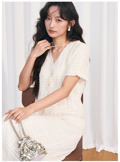 Lumière Ruffle Two-Piece Skirt Set