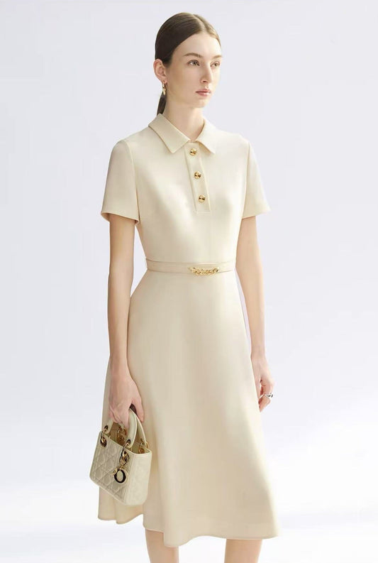 City Chic Polo Collar Summer Dress