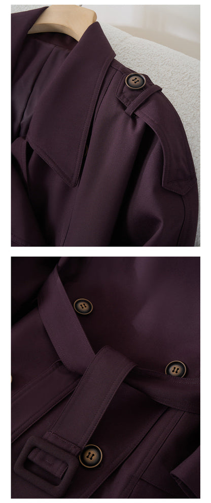 Goddess Silhouette Belted Long Trench Coat – Paris Edition