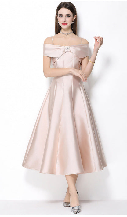 Seralya Bow Strap Maxi Dress