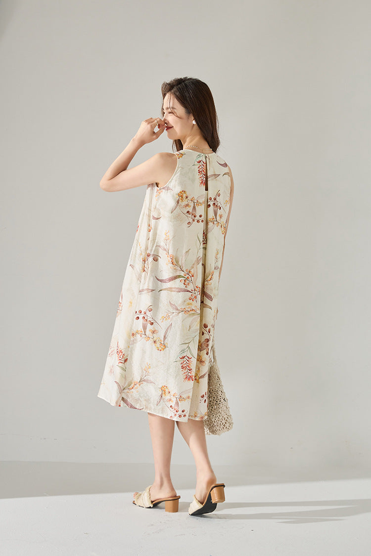 Lunara Botanical Maxi Dress