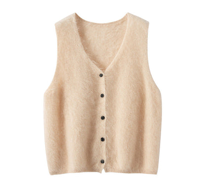 100% Pure Cashmere V-Neck Vest – Timeless Elegance & Warmth