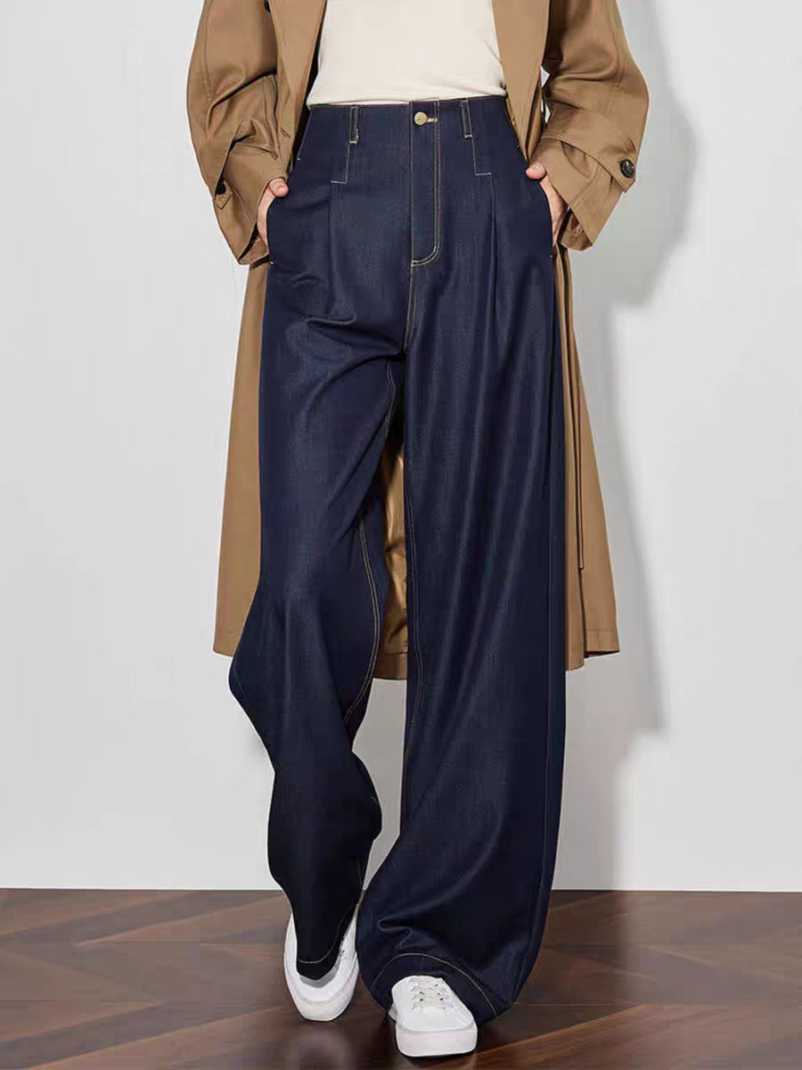 Elara Straight Leg Denim Pants