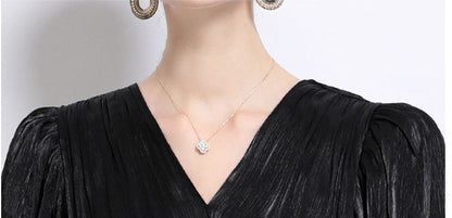 Shimmering Ruched Maxi Dress with Puff Sleeves