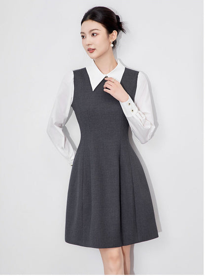 Sophia City Style Two-Piece Effect Dress