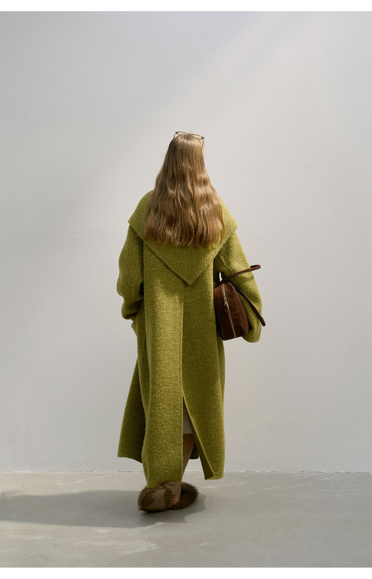 3D Textured Alpaca Wool Coat