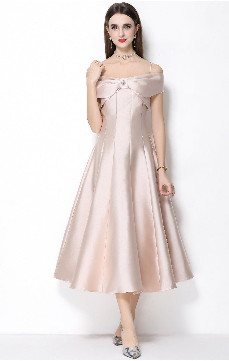 Seralya Bow Strap Maxi Dress