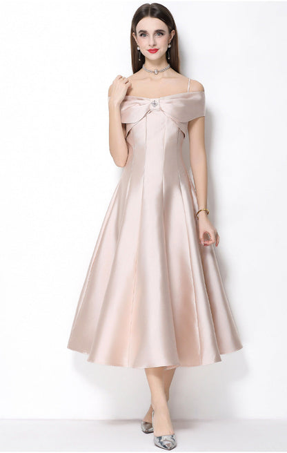 Seralya Bow Strap Maxi Dress