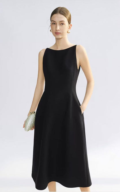 Modern Summer Silhouette Midi Dress