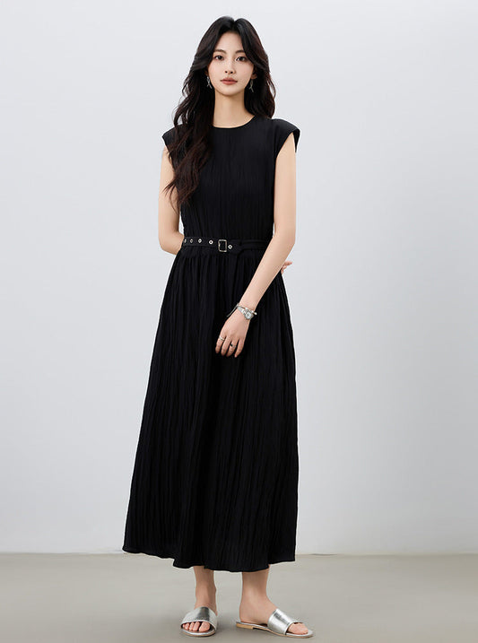 Elegant High Waist Slim Maxi Dress