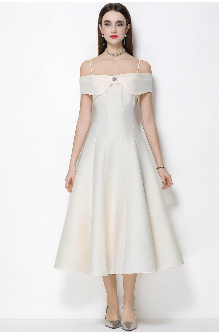 Seralya Bow Strap Maxi Dress