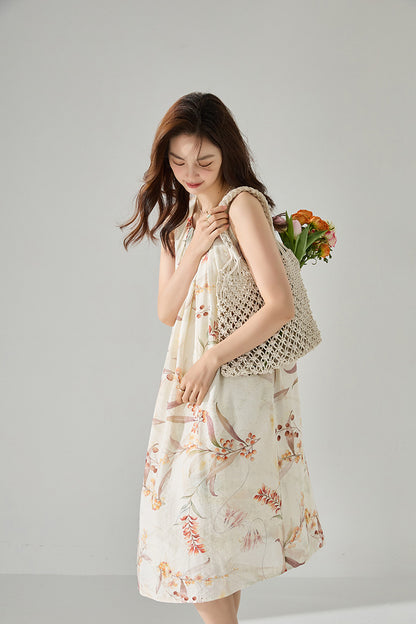 Lunara Botanical Maxi Dress