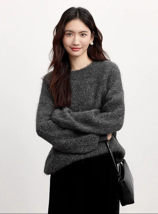 Crew Neck Relaxed Fit Sweater