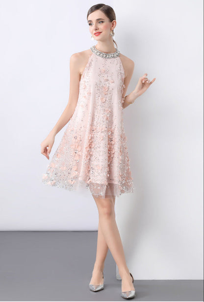Sparkling Floral Princess Dress