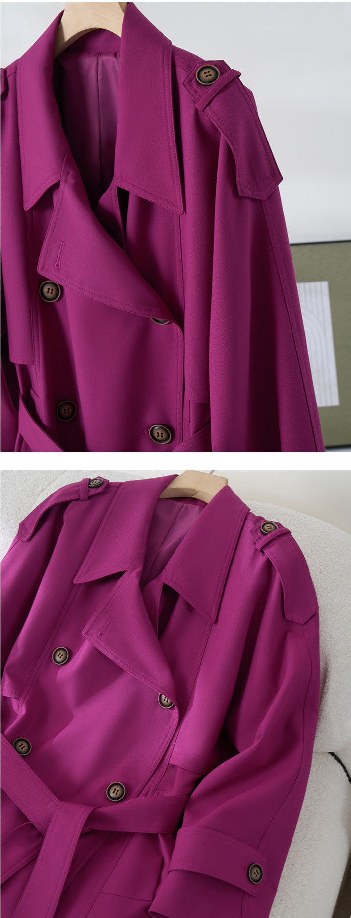 Goddess Silhouette Belted Long Trench Coat – Paris Edition