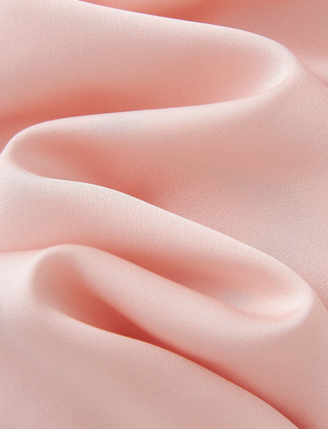 Powder Elegance Satin Bow-Tie Blouse – French-Inspired Sophistication