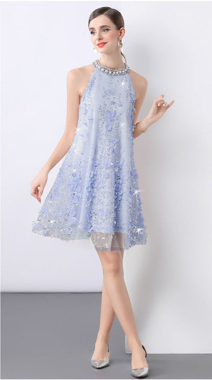 Sparkling Floral Princess Dress