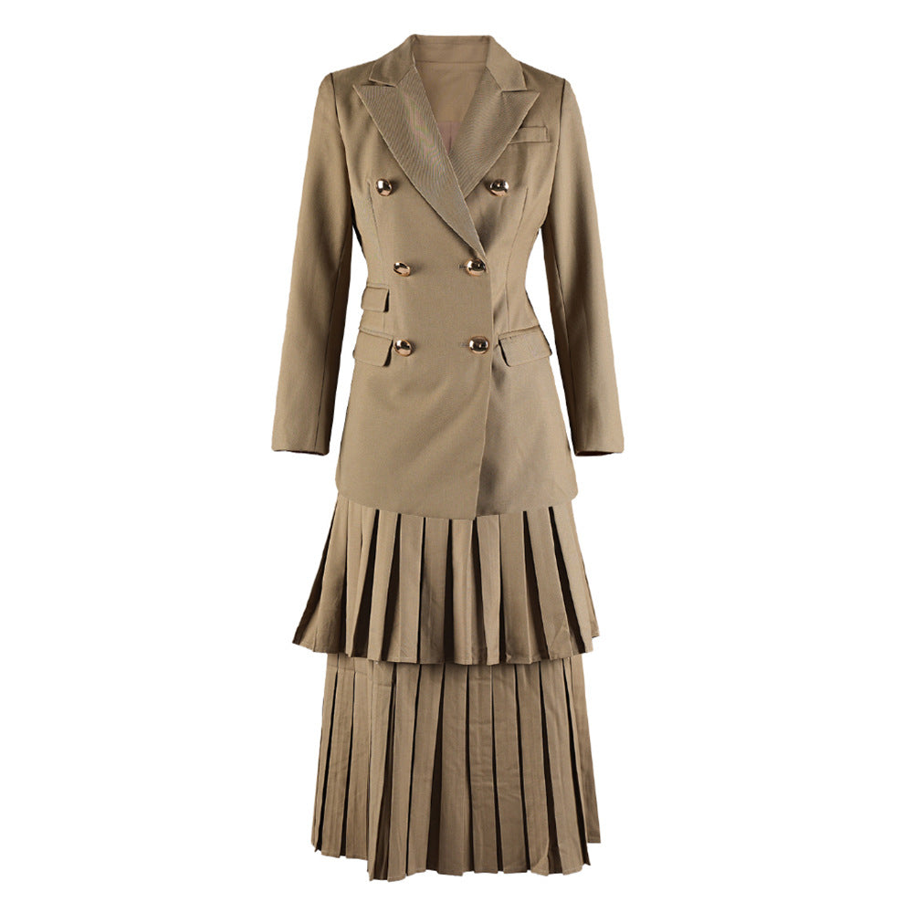 Élise Double-Breasted Blazer Set