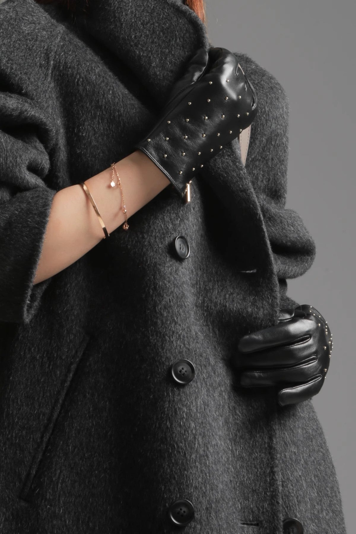 Alpaca Wool Double-Collar Coat