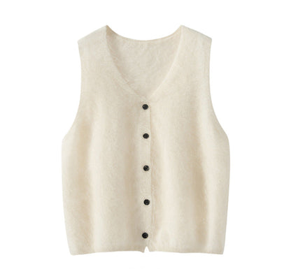 100% Pure Cashmere V-Neck Vest – Timeless Elegance & Warmth