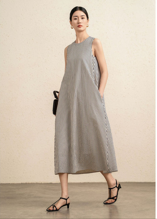 Sienna Striped Maxi Dress