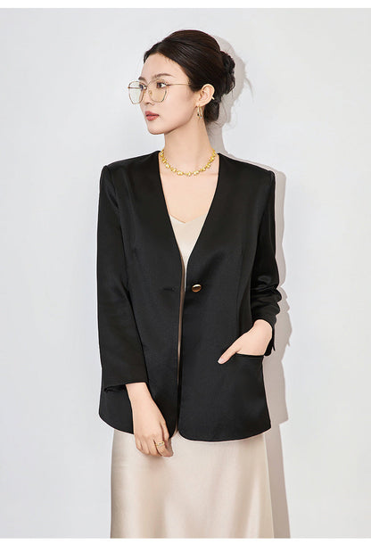 Fluid Acetate Blazer