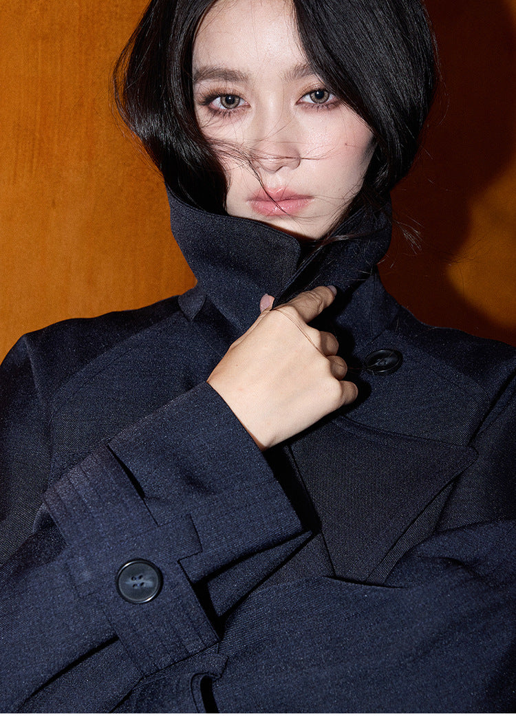 Oversized British Style Trench Coat