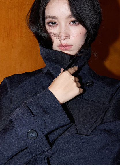 Oversized British Style Trench Coat