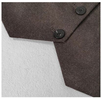 Old Money Wool Three-Piece Suit – Jacket, Vest & Trousers
