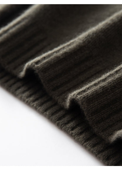 Embroidered Pure Cashmere Crewneck Sweater
