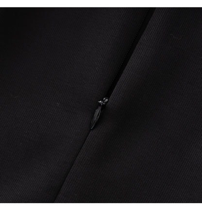 Timeless Black Dress with Crystal Details