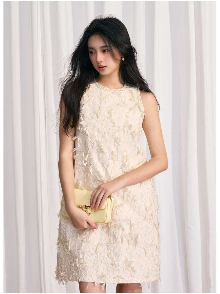 Amélie Textured Midi Dress