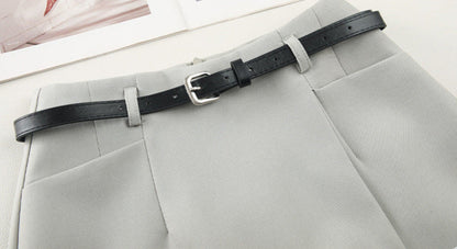High-Waisted A-Line Skort – Modern Fit with Stretch Fabric