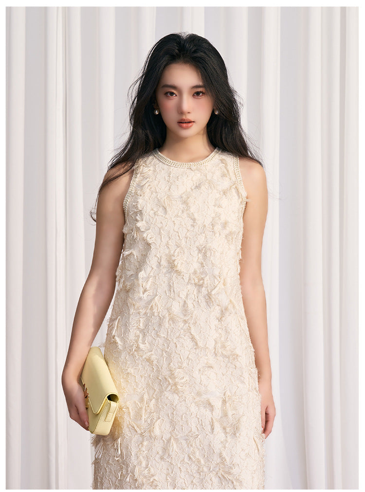 Amélie Textured Midi Dress