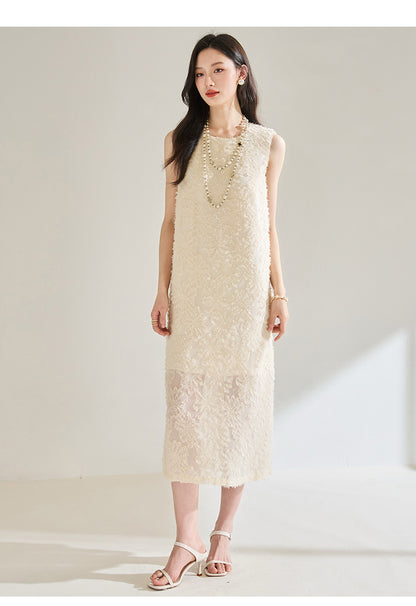 Aurielle Elegant Midi Dress
