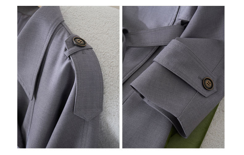 Goddess Silhouette Belted Long Trench Coat – Paris Edition