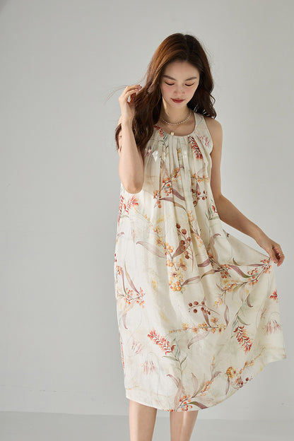 Lunara Botanical Maxi Dress