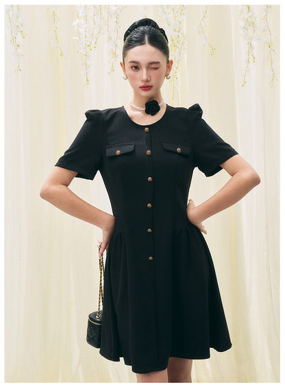 Colette Puff Sleeve Mini Dress