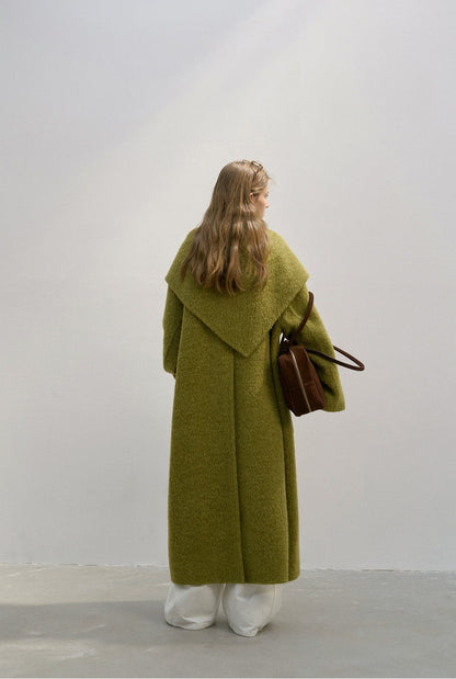 3D Textured Alpaca Wool Coat
