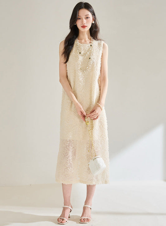 Aurielle Elegant Midi Dress