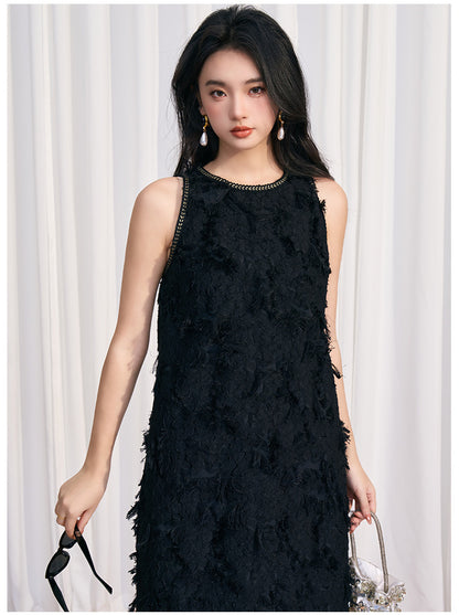 Amélie Textured Midi Dress