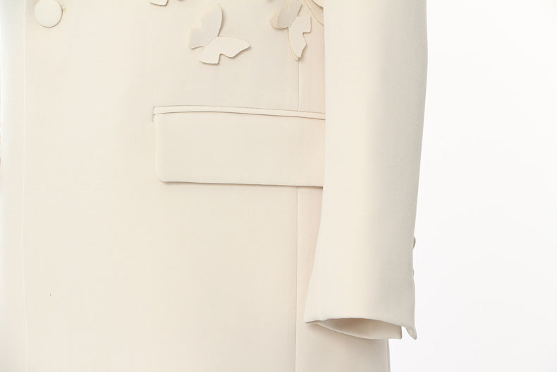 Butterfly & Floral Patchwork Blazer Jacket