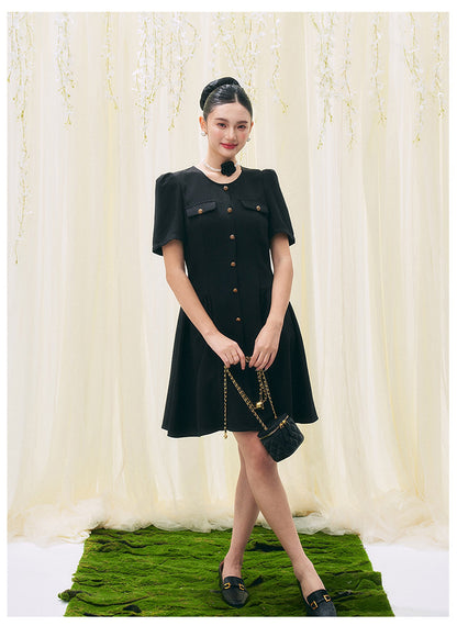 Colette Puff Sleeve Mini Dress