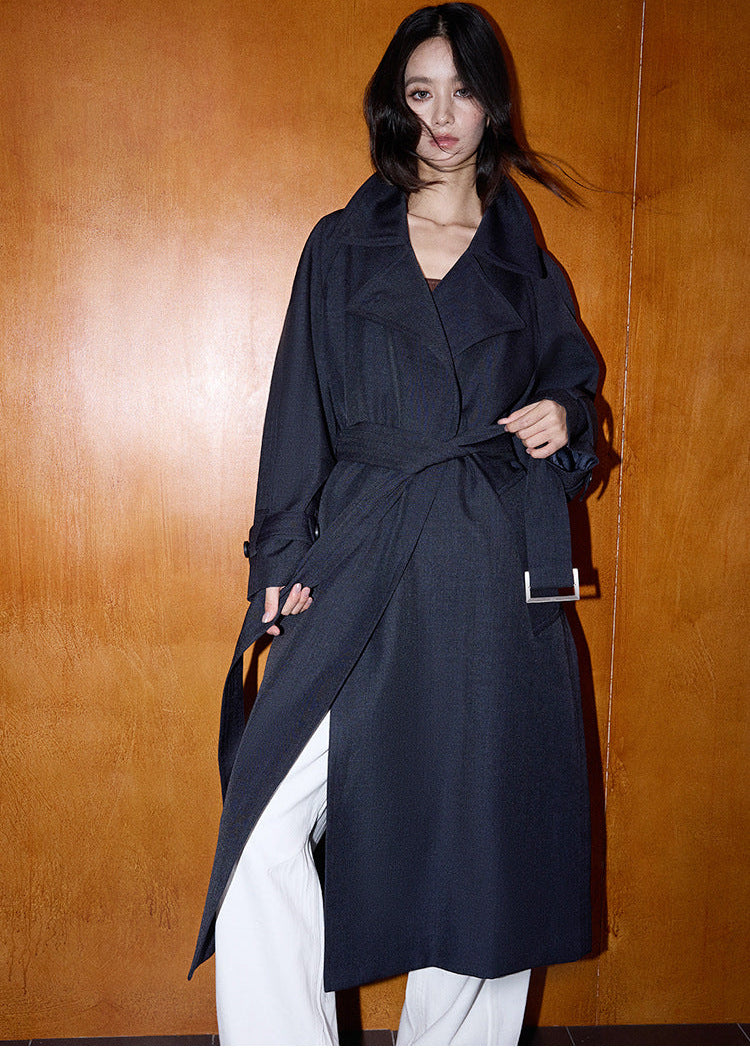 Oversized British Style Trench Coat