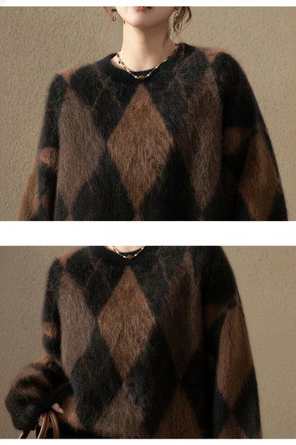 100% Pure Cashmere Thick Oversized Sweater – Premium Heavy Knit