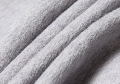 Premium Lamb Wool Shawl Collar Coat – Soft & Elegant Winter Overcoat